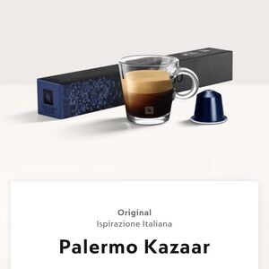 Nespresso Kazaar Capsules in Elegant Black Packaging